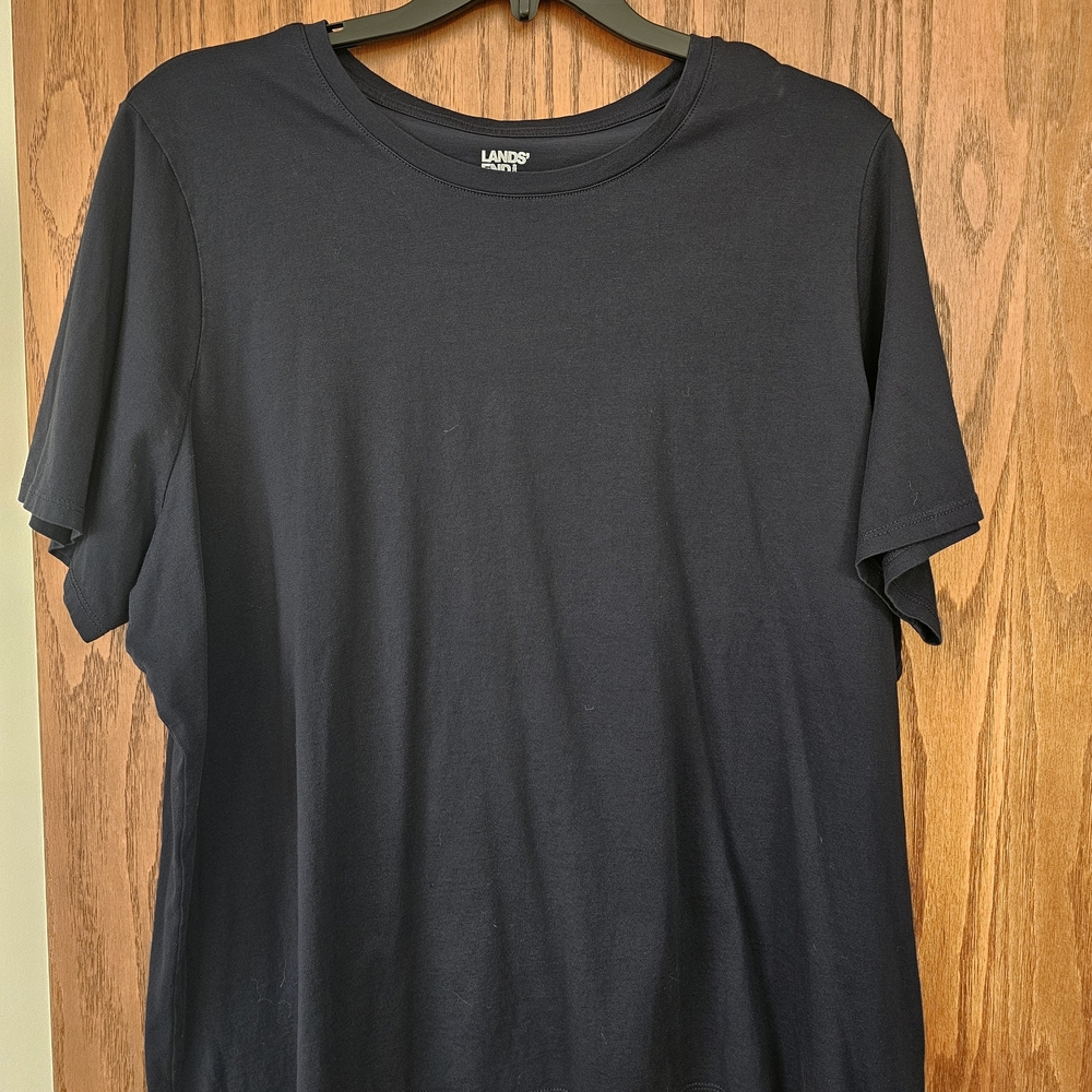 Lands' End Women's Classic Navy Blue Tee